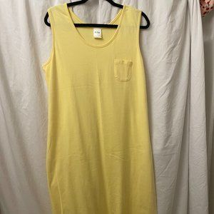 Lemmon Yellow Long Summer Dress